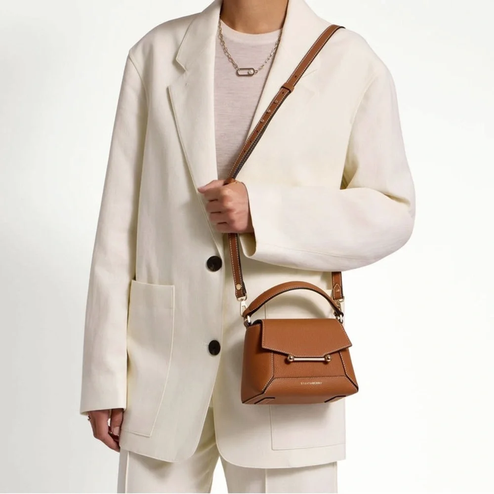 Strathberry Leather Mosaic Nano Bag - Picture 4 of 8